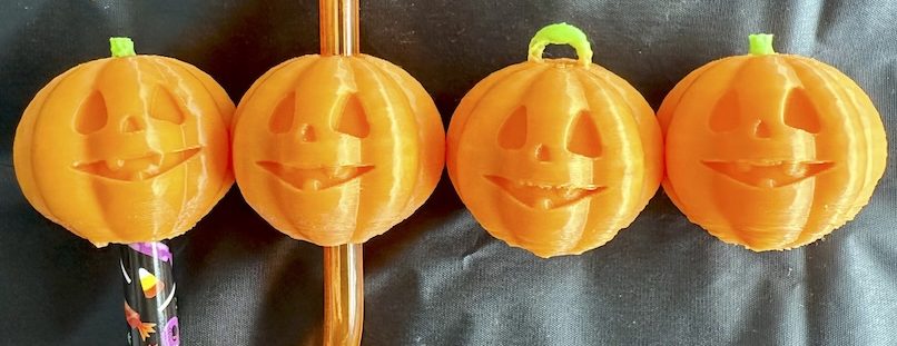 Pumpkin Pencil Topper, Straw Topper, Charm, Keychain, Fidget